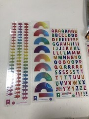 Pipsticks Pro Sticker Club Classic Pack 15 Sheets Mar 2021 Rainbows Mail & More!