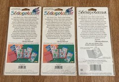 Stickopotamus Scrapbooking Tropical Vacation Stickers Lot Of 3 NEW SEALED