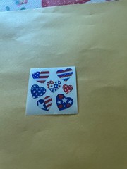 Vintage 1980s Sandylion Heart Stickers