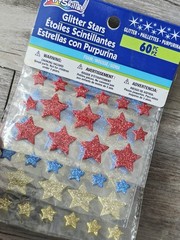 Teacher Reward Chart & Glitter Foam Stars Sticker Bundle (Stickers & Stars)