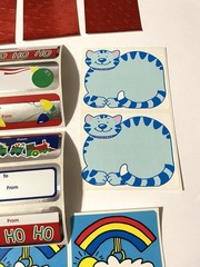 Vintage Sticker LOT – Foil Power Rangers, Stars & Christmas – 1980s 1990s