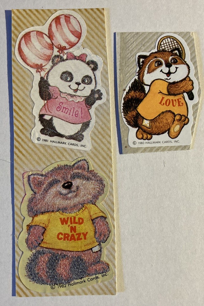 Vintage 1980’s Shirt Tales Stickers By Hallmark