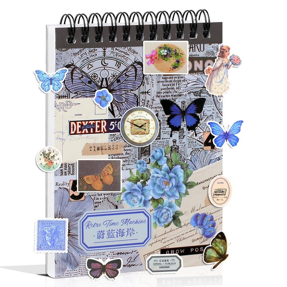 Junk Journal Supplies Precut Washi Stickers Book Stickers Book for1422