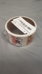 PEANUTS THANKSGIVING Snoopy Woodstock 100 Stickers Brand New Sealed Roll 