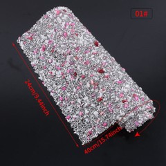 Bling Car Diamond Crystal Rhinestone Adhesive Sticker Sheet Diamante Crafts Glue