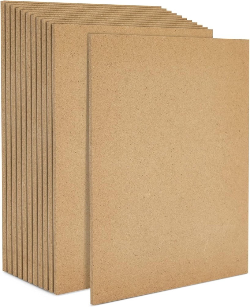 0.25″ Thick Blank MDF Chipboard Sheets for Painting, Arts and Crafts (8 x 10 …