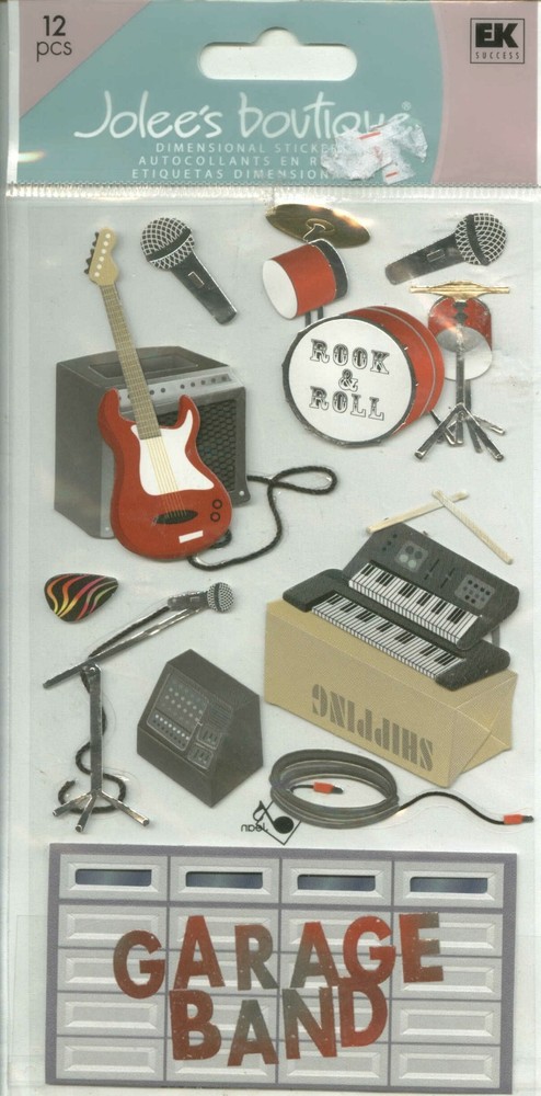 Music Stickers U PICK Piano Musical notes Instruments Band Rock Marching Guitar