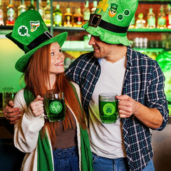 100 Sheets Shamrock Stickers, 1140Pcs St Patricks Day Decorations & Accessories