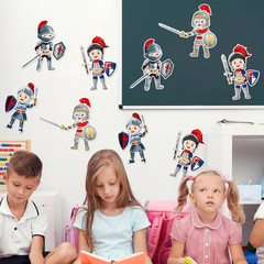 192 Pcs Armor of God Stickers Craft Kit for Kids Religious Bible Medieval Sticke