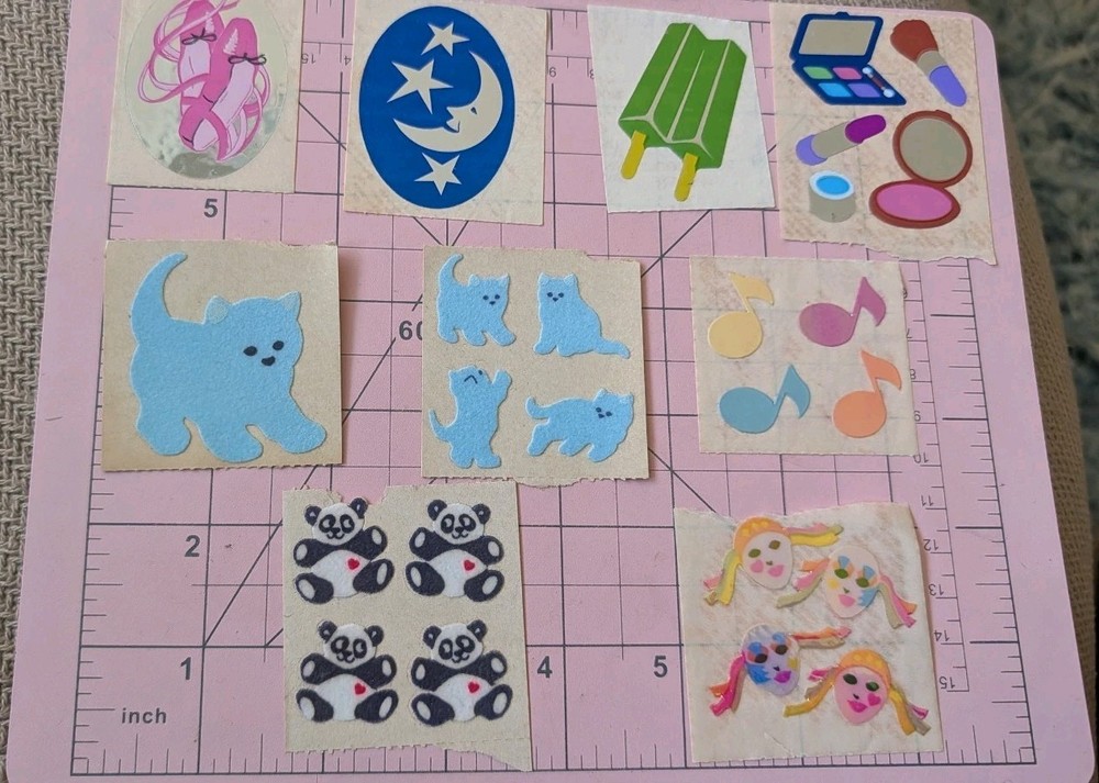 Vintage Sandylion Stickers Lot Out Of Sticker Album Some Odor