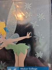 Vintage Disney Tinker Bell Dimensional Sticker Collage 16pc EK Success MINT