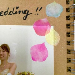 Mind Wave Washi Flowers Foil Stamping Write-On Flake Stickers/Sakura
