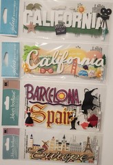 Lot of 12 JOLEE’S BOUTIQUE Dimensional Scrapbooking Stickers TRAVEL DESTINATIONS