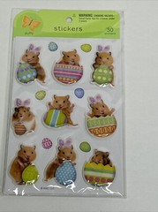 Easter Puffy Stickers 4 Packages