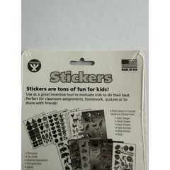 New Hygloss Fruits Vegies Stickers 3 sheets Educational Scrapbook