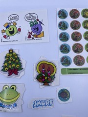 Mixed Lot Of Vintage 70s & 80’s Scratch & Sniff Stickers Wheaties Mr Men