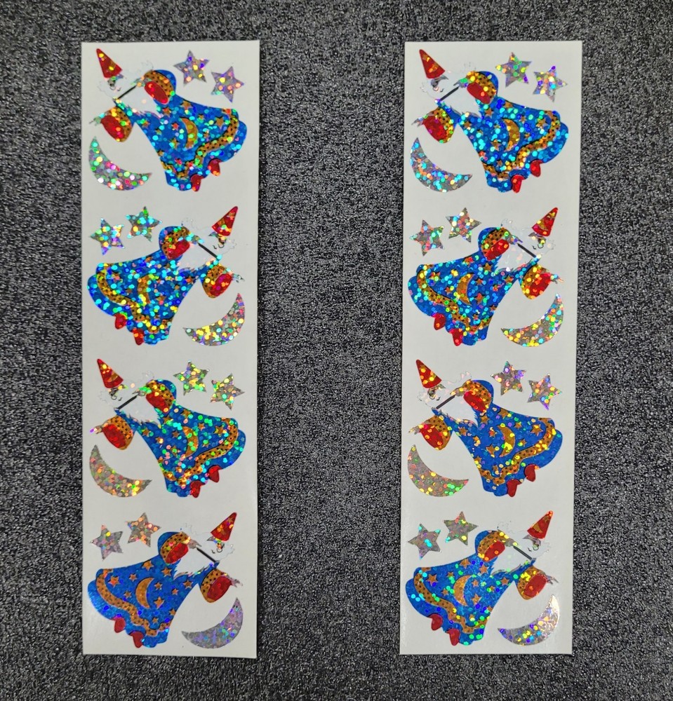 Vintage Wizards 1980s Hambly Studios Foil Holo Stickers! Vintage Collectables!