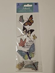 Jolee’s Dimensional Stickers Glitter Butterflies SPJJ162