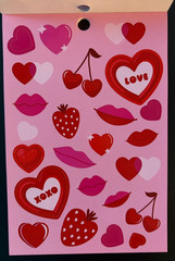 RECOLLECTIONS VALENTINE’S DAY STICKER BOOK 261 PC STICKERS 12 SHEETS ROMANCE