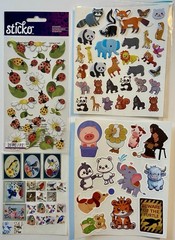 Large Lot Of Animal Stickers! Jolee’s Boutique, Hallmark, Sticko, Etc