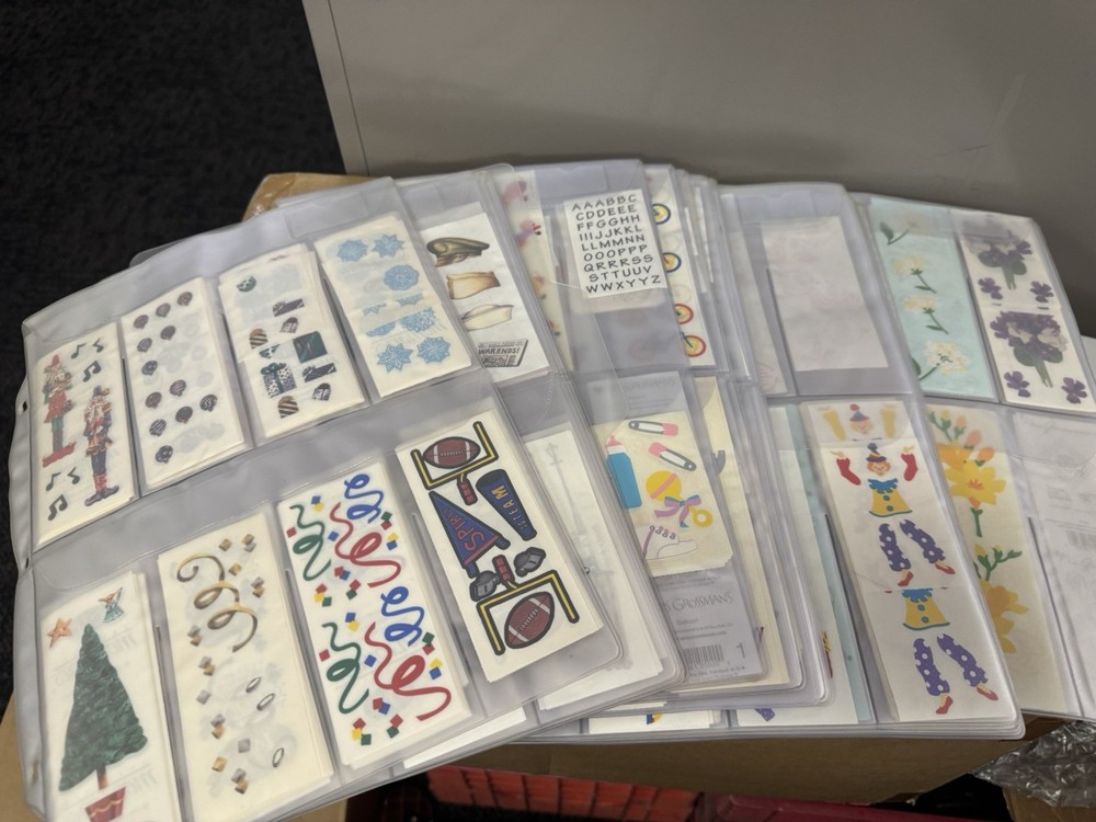 Creative Memories Stickers 18 Folders Scrapbooking Card Making ALOT