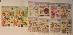 Brand New K&Company Die Cut/Sticker Lot