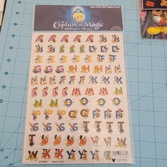 Disney Capture The Magic Stickers Alphabet Quotes Mickey Goofy Pluto Donald Lot