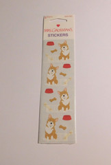 Mrs. Grossman’s Lot 3 Strips Brand New in Package Welsh Corgi Stickers RARE HTF