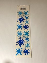 STICKERS FMI FRANCES MEYER 4 SHTS BLUE SPLASHES WATER SPLASH MULTI-COLORS SIZES