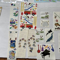 Partial Sticker Sheets & Mods Mrs Grossman, Stickomotomus, Sandylion, Meyer