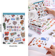 Girl’S Korean Sticker Book, Food and Daily Life Theme – 1300+ Cute Dream Style F