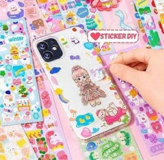Korean polco deco cute sticker sheets surprise set of 10 grab bag pack kawaii