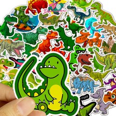 Dinosaur Stickers Funny Joke Sticker Tyrannosaurus Rex Kids Boys Girls – 50 Pcs