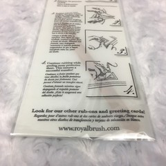 Royal & Langnickel EZ Rub On Transfers Label It Office Oval Colorful Labels