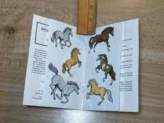 Ponies Stickers & Horses Tattoos 2003 by John Green Dover Lot of 3 NOS