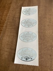 Mrs. Grossman’s Oval Blue Seals~ Stickers