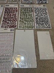 LOT Thickers /American Crafts /Puffy /Scrapbook Stickers Letters Various Brands