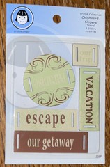 Lil Davis Designs Collection Chipboard SLIDERS Travel Vacation Escape Getaway 3D