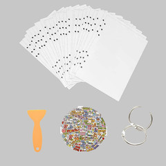 Sticker Collecting Album Reusable Sticker Book 40 Sheets 9″ X 7″ (PVC Transparen