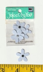 Vintage Jolee’s by You BLUE VINCA 3-D non adhesive Paper Flowers FREE SHIP 55780