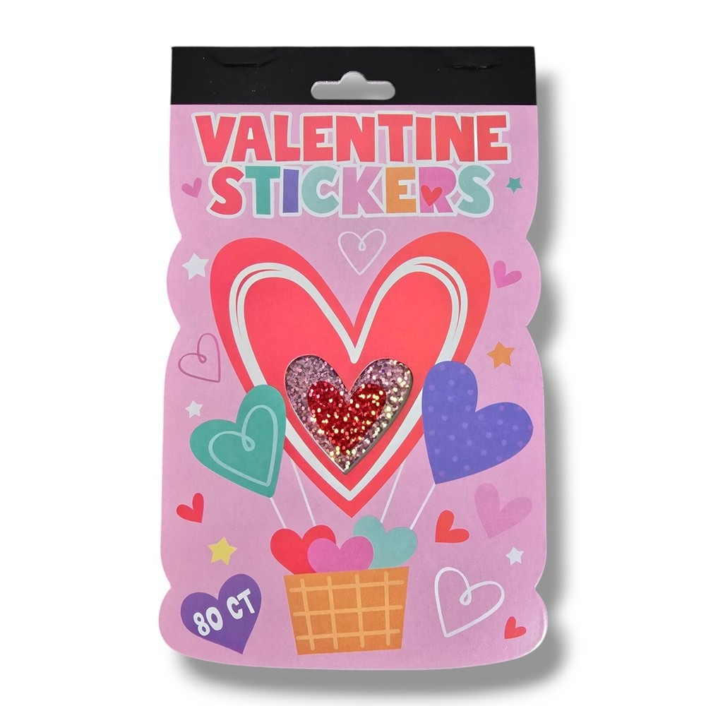 Valentines Day Sticker Book. 80 Stickers
