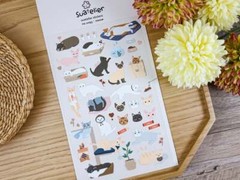 MEOW – Adorable scrapbooking sticker ( Cats )