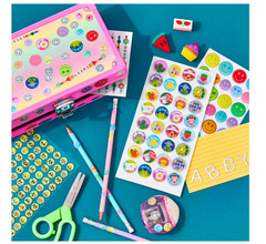 Hello Hobby Multicolor Mini Smiley Face Designer Stickers, 98 Count