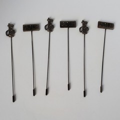 Vintage Golf Stick Pins/Picks Scrapbooking Altered Art Junk Journals Hats Retro