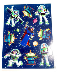vintage Hallmark Toy Story Buzz Light Year sticker sheet