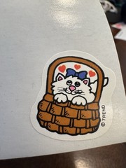 VTG 90s Scratch N’ Sniff Stickers Kittens T-144 Trend Cats