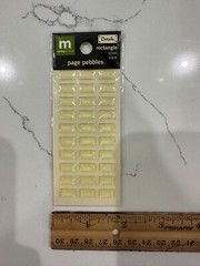 Making Memories Page Pebbles Rectangle Small Blank Item#22746 Scrapbooking Craft
