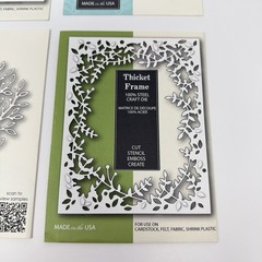 Memory Box Dies LOT of 4 Toulouse Background Botanical Stem Branch Floral Frame