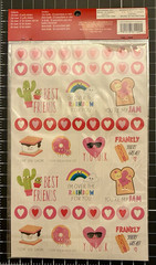 Recollections Creatology VALENTINE’S DAY Sticker Pack – Puffy, Flat 177 pieces
