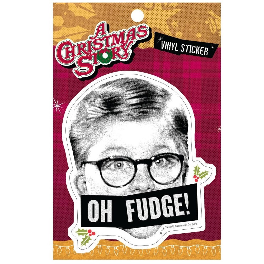 Vinyl Sticker A Christmas Story Oh Fudge! Ralphie